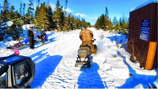 Backcountry Snowmobiling & Wild Elk Cook-Up
