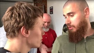 Агрессивный Лазутин! Бой с Лев Против