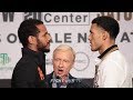DAVID BENAVIDEZ VS ANTHONY DIRRELL - FULL FACE TO FACE AT FINAL PRESS CONFERENCE IN LOS ANGELES