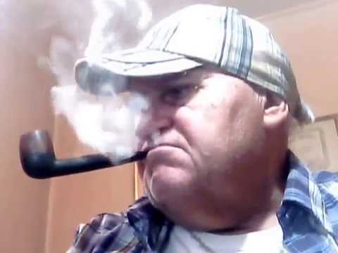 Chacom Hunter, Pipe Tobaccos, Smoking, with White TShirt; Scotland Shirt.