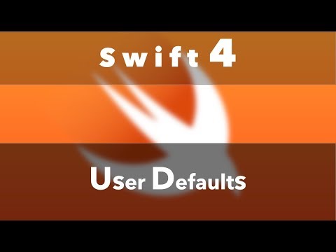 UserDefaults (Swift 4 + Xcode 9.0)