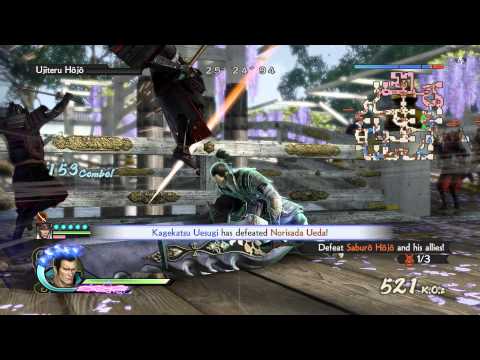 Samurai Warriors 4 - Legend of the Uesugi Ep 1 - The Kanto Campaign