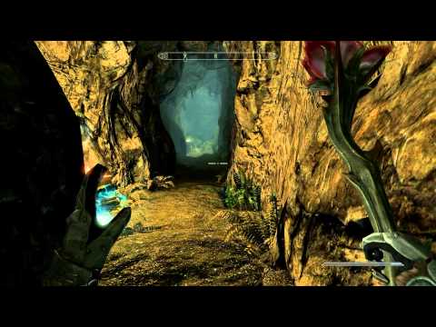 Let's Play Skyrim 233 [Blind] - A tunnel in Mzulft