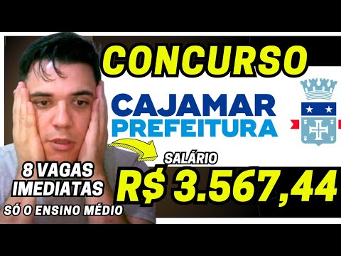 CONCURSO PREFEITURA DE CAJAMAR 2025