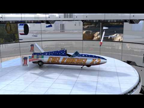 3D animation of Evel Knievel's SkyCycle-X2 | Boing Boing