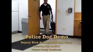 Sawyer County Deputy and Police Dog Demo