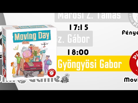 Gyöngyösi Gábor | Moving Day | Tárasajátékok Ünnepe Szombat 9/9 - PumiGame