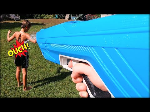 MOST POWERFUL WATER GUN 🔫💥 (The Spyra Unboxing, Review and Testing) - This is next level of Awesome!