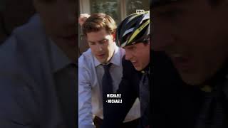 Michael attempts to ride Oscar's bike 🚲 #TheOffice | TBS