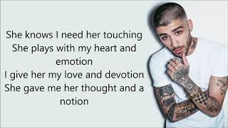 ZAYN - BLUE (lyrics)