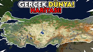 GERÇEK DÜNYA Haritasında TÜRKİYE'YE Yolculuk! - Minecraft Towny