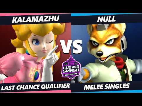 Ludwig Invitational - Kalamazhu (Peach) Vs. Null (Fox) SSBM Melee Tournament