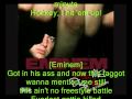 Eminem - Hit Em Up (With Lyrics on screen) diss ...