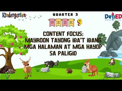 KINDER Q3 WEEK 9 DAY 1