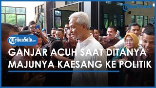 Tak Mau Ikut Campur, Begini Respons Ganjar saat Ditanya Soal Putra Jokowi Kaesang Ingin Berpolitik