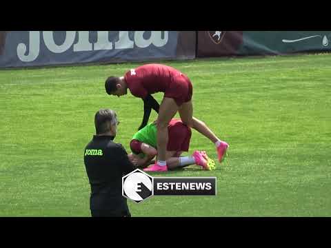 Pellegri nervoso? Gomitata al compagno in allenamento