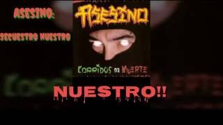 Asesino - Secuestro Nuestro (Lyrics) (HD)