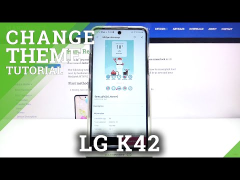 LG K42 – Change Device Theme & Choose Screen Style