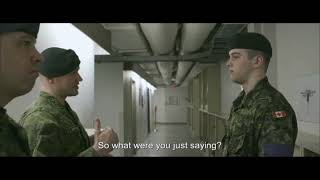 Candidate caught using cell phone - Canadian Forces basic - First Stripes
