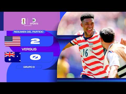 ملخص مباراة الولايات المتحدة ضد أستراليا بتاريخ 2026-06-19