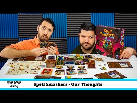 Never Bored Gaming - Our Thoughts (Spell Smashers)