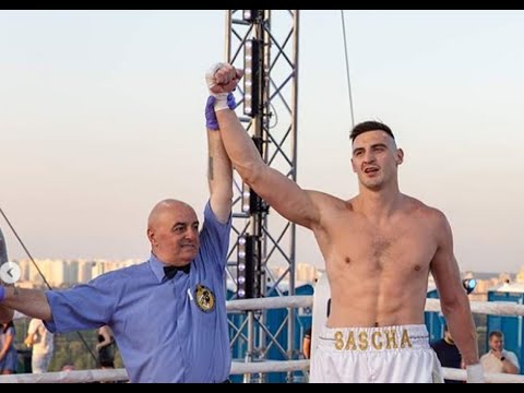 Ukrainian giant boxer knocked out an opponent from Poland in a champion fight