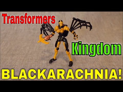 Transformers WFC Kingdom Blackarachnia - GotBot True Review NUMBER 814