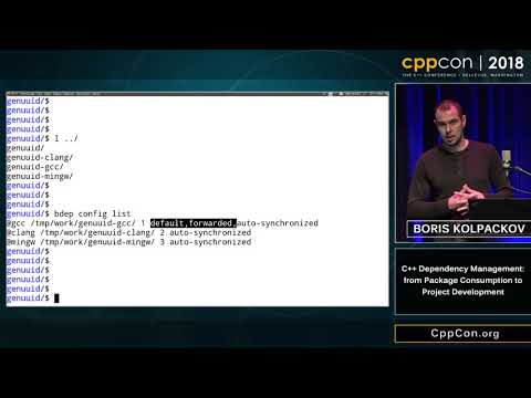 CppCon 2018: “C++ Dependency Management: from Package Consumption to Project Development”