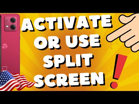 how to activate or use split screen Motorola Moto G54 5G, G84, G73, G53, and Edge 40
