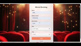 Theatre Ticket Booking Management System