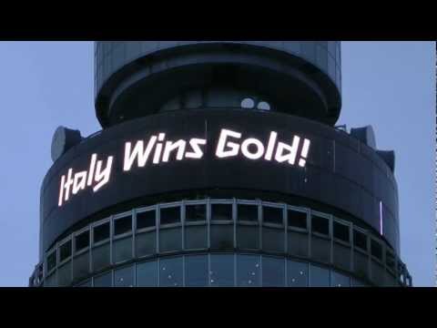 Italy Gold Medal in Women's Team Foil Fencing London Olympics 2012