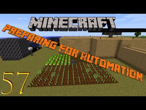 Let's Play Modded Minecraft Survival Ep. 57 (Preparing for Automation)