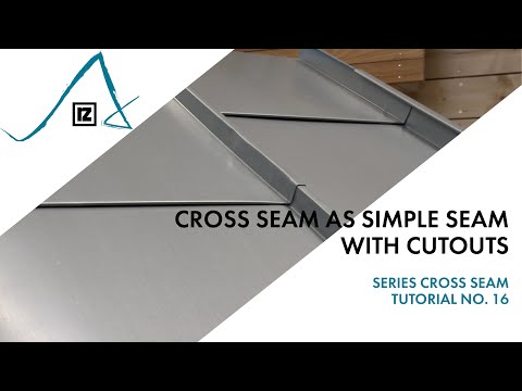 Tutorial: Cross seam as simple seam - with cutouts (💪💪)