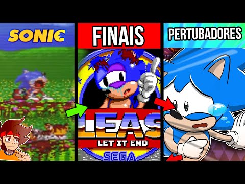 ESPECIAL TODOS os FINAIS do Sonic Pertubadores😈|  Rk Play