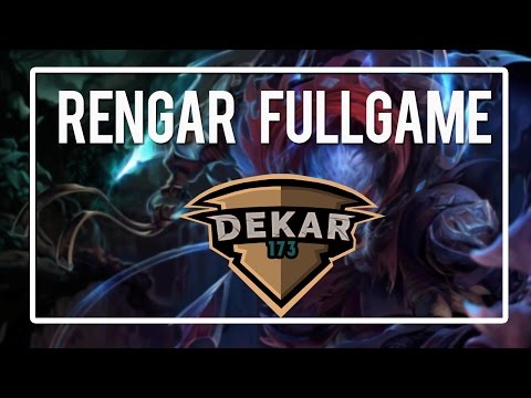 Dekar Rengar Rework Patch 6.22 Game 3 [FULL GAME]