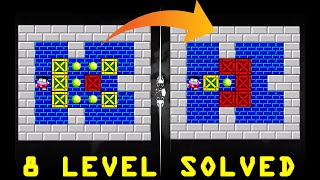 Sokoban level 8  solved !!!!! || Kids Gamers || Sokoban