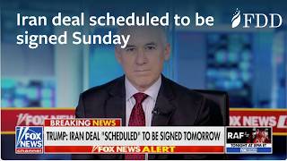 Iran deal scheduled to be signed tomorrow | Jonathan Schanzer | Fox News