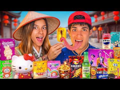 24 HOURS LIVING AND EATING LIKE ASIANS FT ASBEL NAZAR!!