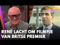 René lacht om filmpje van nieuwe Britse premier: 'Hij zuipt!' | VANDAAG INSIDE