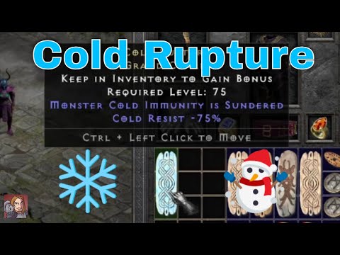 D2R Unique Items - Cold Rupture (Grand Charm) 2.5 PTR Version