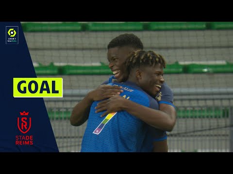 Goal Marshall MUNETSI (2' - SdR) AS SAINT-ÉTIENNE - STADE DE REIMS (1-2) 21/22