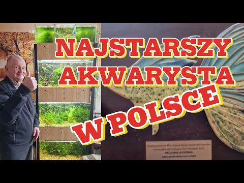 Pan Waldemar Jastrzębski najstarszy akwarysta