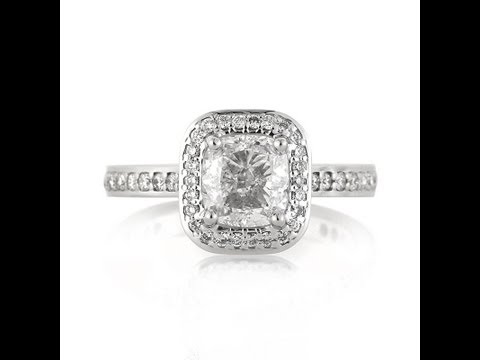 2.17ct Cushion Cut Diamond Engagement Anniversary Ring - Mark Broumand