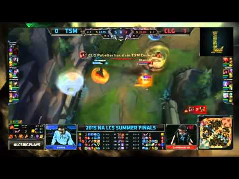 NA LCS - Finals ZionSpartan's 1v2 outplay gets turnaround for CLG