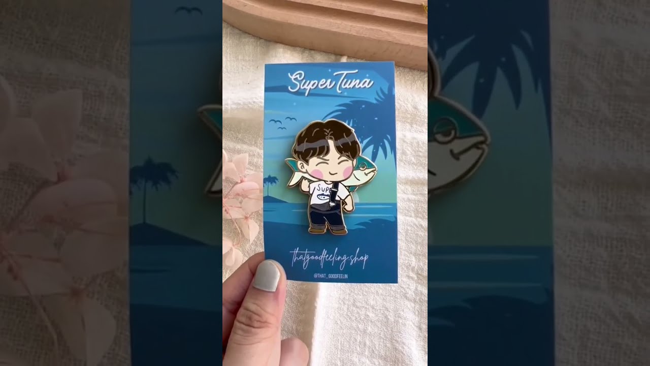 🐟This Jin Super Tuna Pin glows in the dark?? 🐟