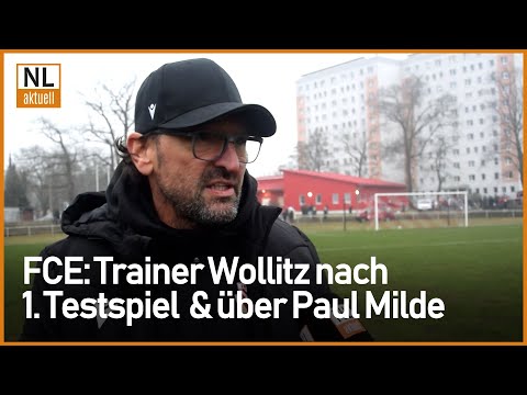 FC Energie Cottbus | Trainer Wollitz nach erstem Testspiel und über Verletztenstand von Paul Milde
