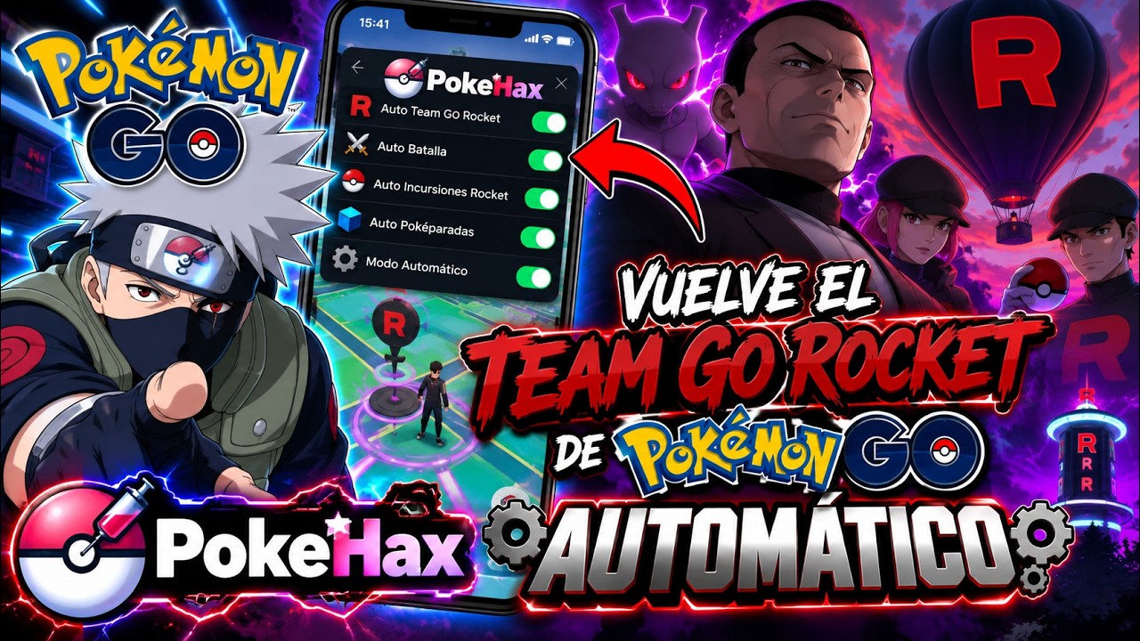 🚨¡VUELVE el TEAM GO ROCKET AUTOMÁTICO A EL FLY Pokémon GO! 🚀 PokeHax