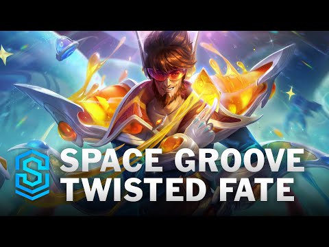 Space Groove Twisted Fate Skin Spotlight - League of Legends