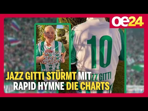 Jazz Gitti stürmt mit neuer Rapid Hymne die Charts