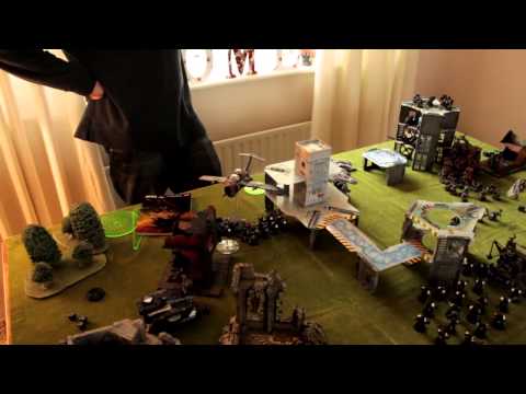 Warhammer 40k Battle Report: 1500pts Black Templars Vs Orks.
